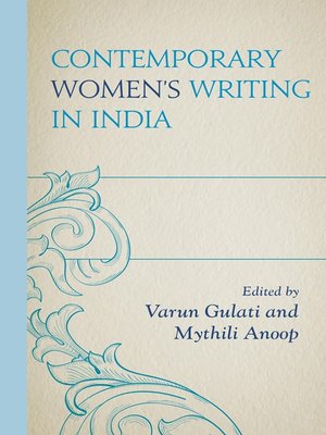 cover image of Contemporary Women's Writing in India